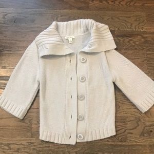 White House Black Market gray cardigan